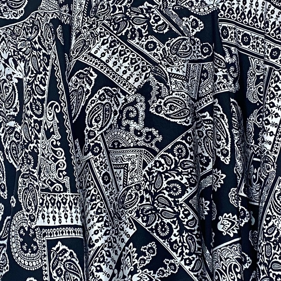 Lauren Ralph Lauren || woman’s Bandana Paisley Print Skirt Long Size 12 - Picture 3 of 8